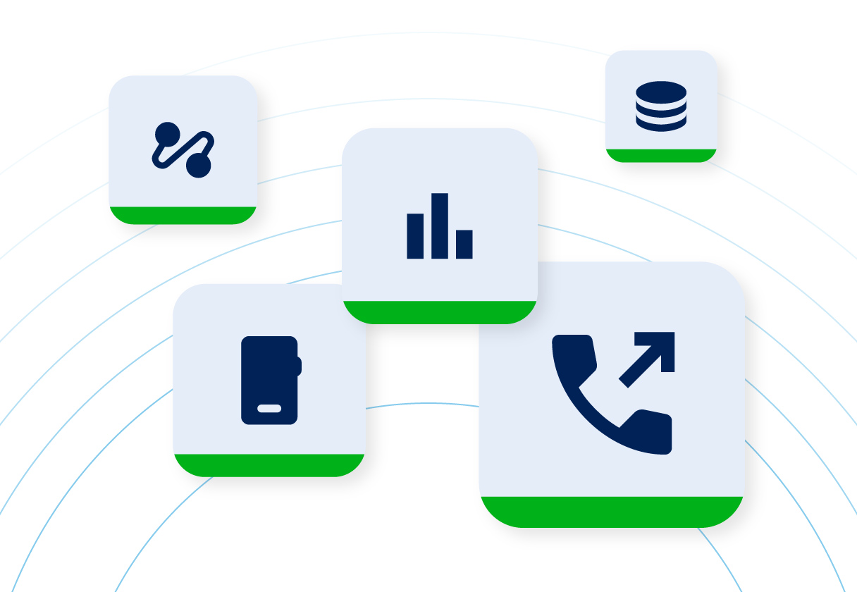 Doplňující funkce systému Montodo jako integrace a API reporty a statistiky nahrávání mobilních hovorů a prediktivní dialer pro úsporu času a přizpůsobení práce potřebám týmu.